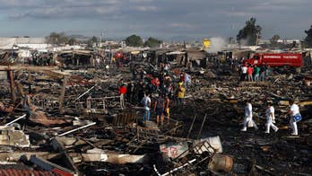 Explosion rips fireworks market outside Mexico City