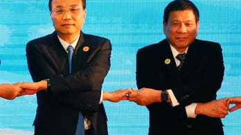 Philippine leader riles at Western colonial powers at summit
