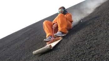 The seriously hot sport of volcano boarding