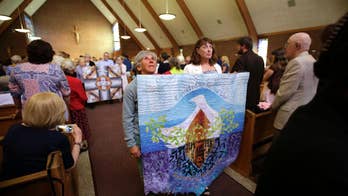 The Latest: Final service held in church after long protest