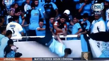 Argentine soccer fan dies after attack and fall over stadium's edge