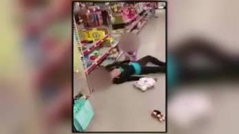 Video shows mom suffering from apparent overdose in toy aisle at store