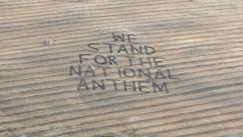 Farmer plows message for the NFL: 'We stand for the national anthem'