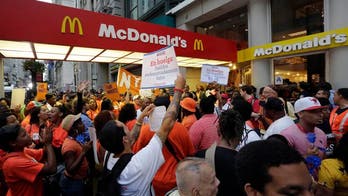 Fast-food workers strike nationwide in protest against wages