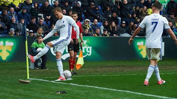 It's raining rats: Brondby fans hurl dead rodents at FC Copenhagen players during derby