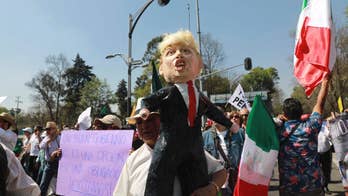 Thousands march in Mexico to demand respect, reject Trump