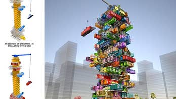 Radical new hotel design looks like giant game of Jenga