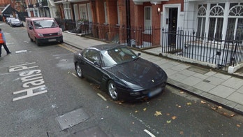 Ferrari abandoned on London street for two years finally gets the boot