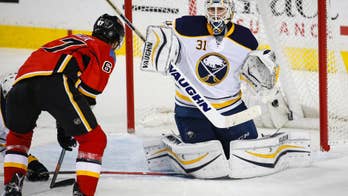 Johnny Gaudreau scores winner to spoil Rasmus Ristolainen's hat trick, Flames beat Sabres 4-3