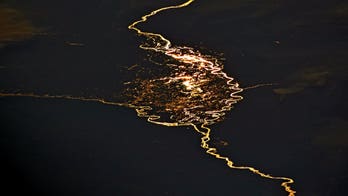 Astronaut spies fiery river from the International Space Station