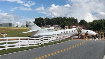 Jet crashes in South Carolina after failing to stop on runway, killing at least 2