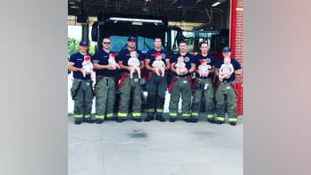 7 Oklahoma firefighters go viral after becoming fathers within months of each other
