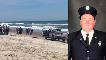 New York firefighter vacationing in North Carolina rescues 3 girls  from rip current