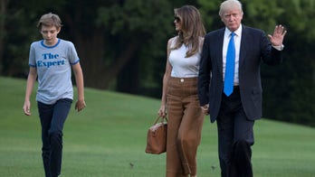 Melania Trump, son Barron move into the White House
