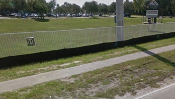 Embarrassing spelling mistake outside Florida HS corrected