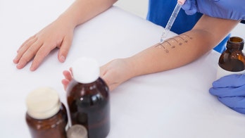 Children with severe allergies susceptible to rebound reactions