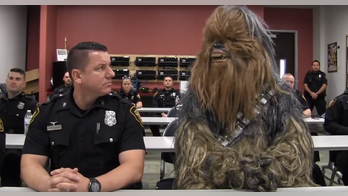 Star Wars' Chewbacca gets leading role in Texas police recruiting video