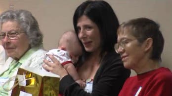 Mom hears baby for the first time thanks to donated hearing aids