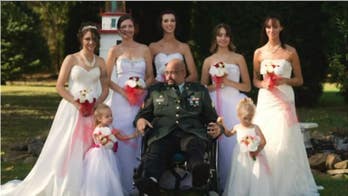 Father's dying wish to walk daughters down the aisle comes true