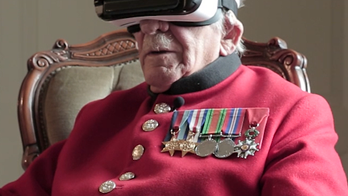 British WWII veteran visits French town he liberated, via virtual reality