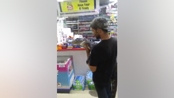 Florida man wielding live gator chases people in convenience store, video shows