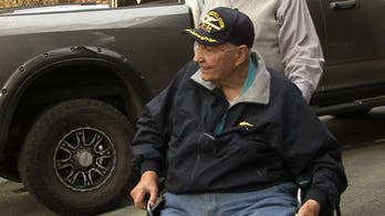 WWII veteran gets help from Georgia community to retire worn American flag