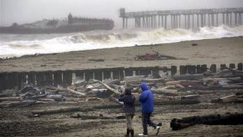 Landmark 'cement ship' ruined in California storm