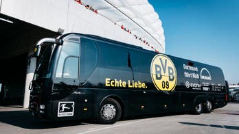 Explosion near Borussia Dortmund team bus injures one ahead of Champions League match