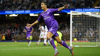 Watch Cristiano Ronaldo do it again, score his second of the Champions League final