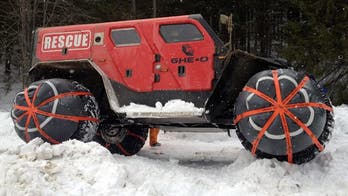 Romanian rescue truck ready to roll...over anything