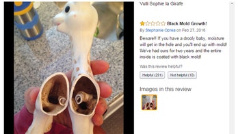 Parents claim to find mold inside popular teething toy