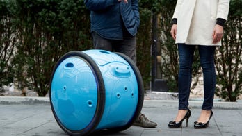 Check out this personal cargo robot from the maker of Vespa scooters