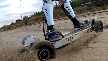 Off-road skateboard is electrifying thrill ride