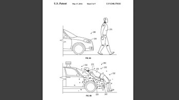 Google patents 'pedestrian glue' for cars