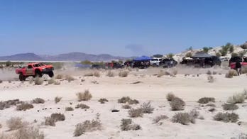 Spectator hit by Robby Gordon during Baja 500