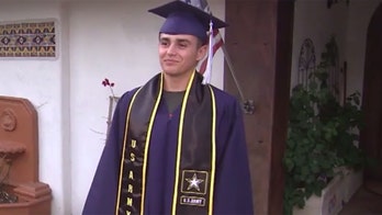 Army-bound high school senior not allowed to wear stole at graduation