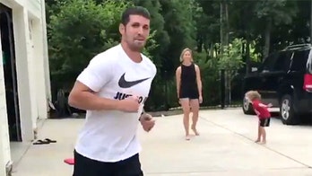 Panthers kicker Graham Gano ruins his family's kickball game with enormous 'home run'
