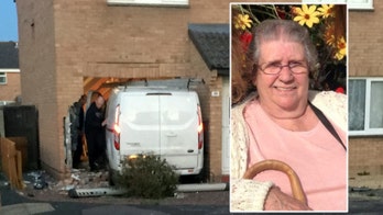 Van smashes into home and kills 90-year-old woman