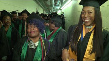 Grandmother and granddaughter graduate together - with honors
