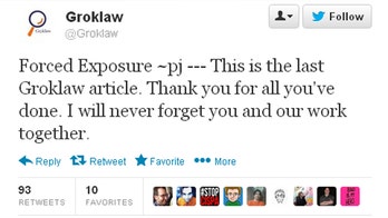 Popular law site Groklaw closes blog citing concern over NSA spying