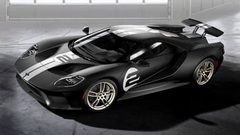 The 2017 Ford GT '66 Heritage Edition is a carbon fiber collectible