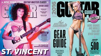 Why St. Vincent wore bikini shirt on Guitar World cover
