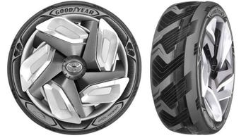 Goodyear developing tires that generate electricity, change shape