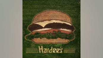 Hardee's puts giant 'crop burger' in Nashville-area field