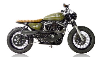 Australian motorcycle customizers build a Harley-based scrambler to honor a dog