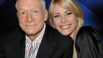 Hugh Hefner's son insists dad is 'great' after skipping party