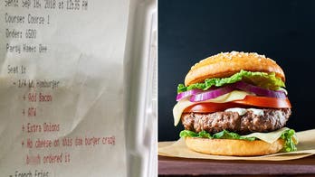 Alabama woman claims restaurant called her 'crazy b----' on receipt for ordering burger without cheese