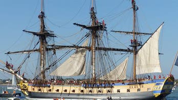 Historic ship sails to US with rare cognac in tow