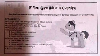 Hitler-themed homework upsets parents of Illinois middle school students