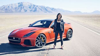 Fast and Furious' Michelle Rodriguez hits 201 mph in Jaguar F-Type SVR